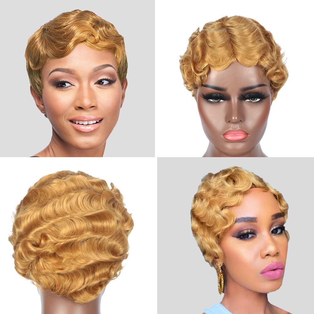 Buy West Kiss Short Finger Wave Curly 