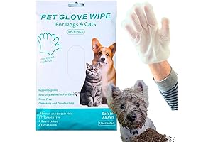 Hypoallergenic Pet Cleaning Gloves for Gentle Deodorizing and Nourishment