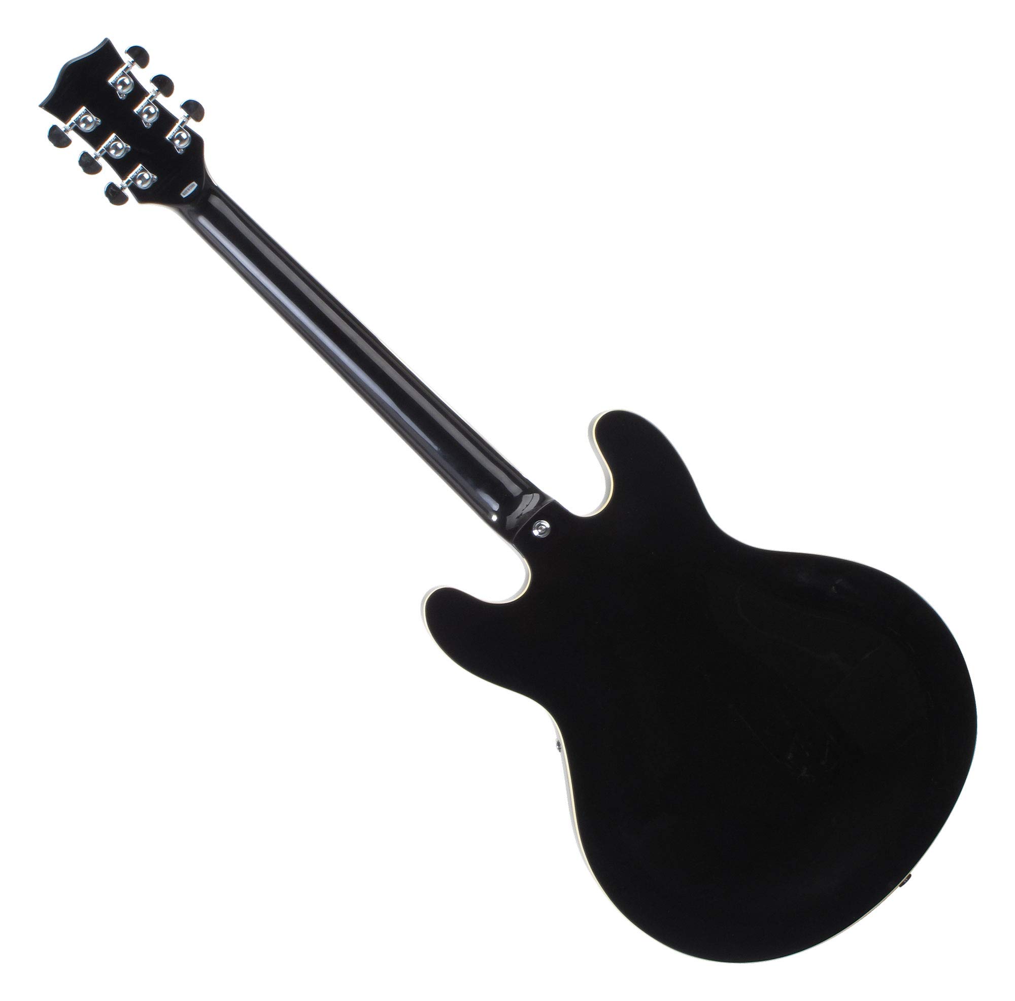 Rocktile Pro HB100-SB Chitarra Elettrica (Corpo semi-hollow/halbresonanz, 2 Humbucker, Tastiera in palissandro, Manico in acero, Mensola: 65 cm, Larghezza capotasto: 43 mm) Sunburst