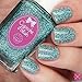 Imagine - teal glitter holographic nail polish by Cupcake Polish