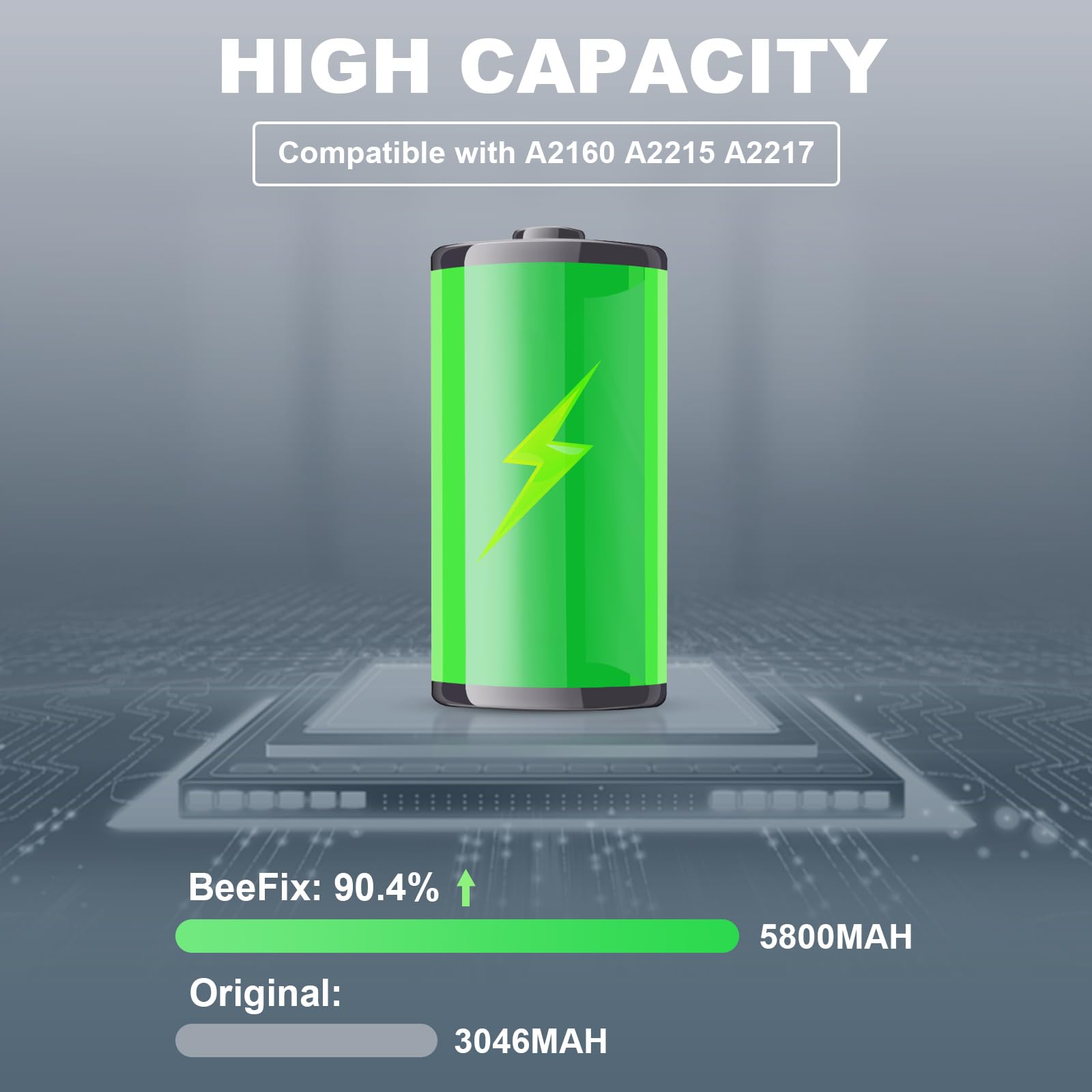 Bateria para Phone 11 Pro, Bateria de Polímero de Litio de Alta Capacidad 5800mAh con Todos los Kits de Herramientas