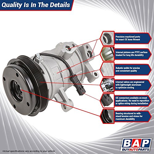 AC Compressor & A/C Clutch For Ford Focus & Transit Connect - BuyAutoParts 60-02164NA NEW