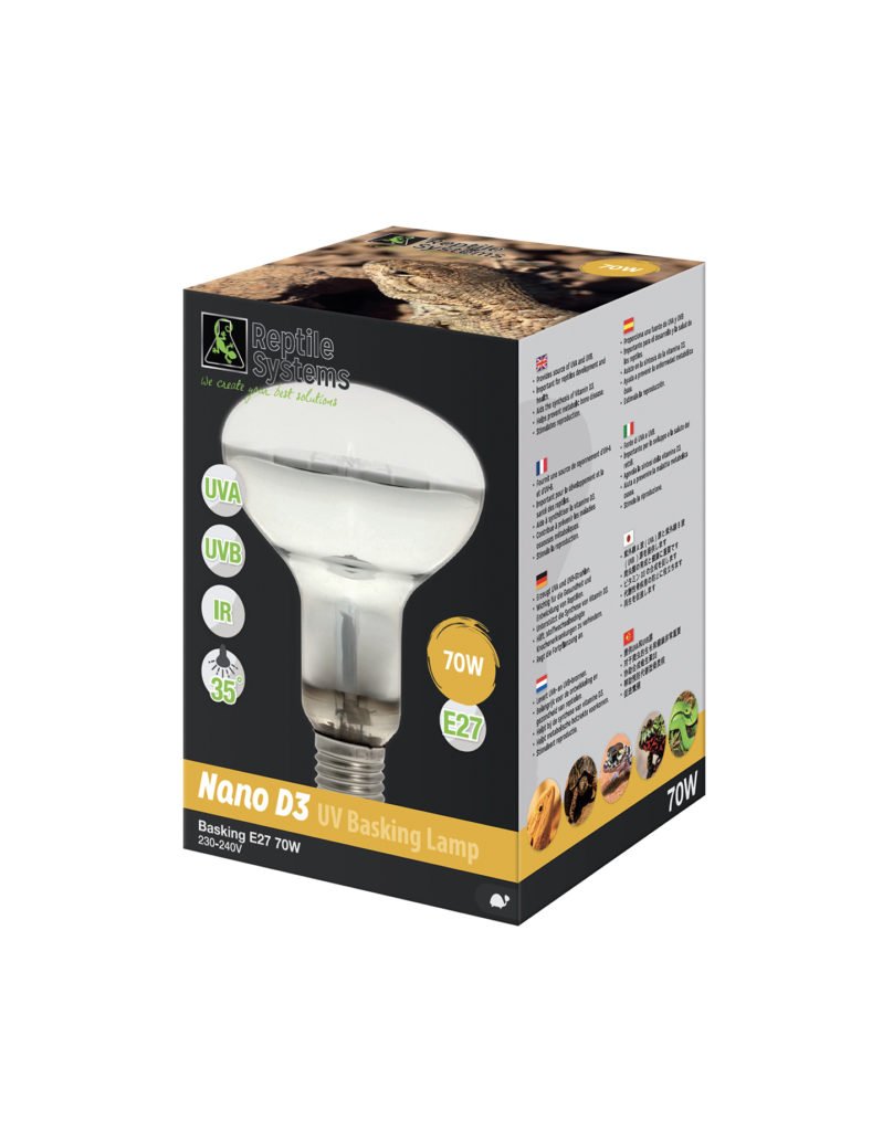 Aquarium Systems 217012 D3 UV Basking Lamp Nano - 70 W - E27