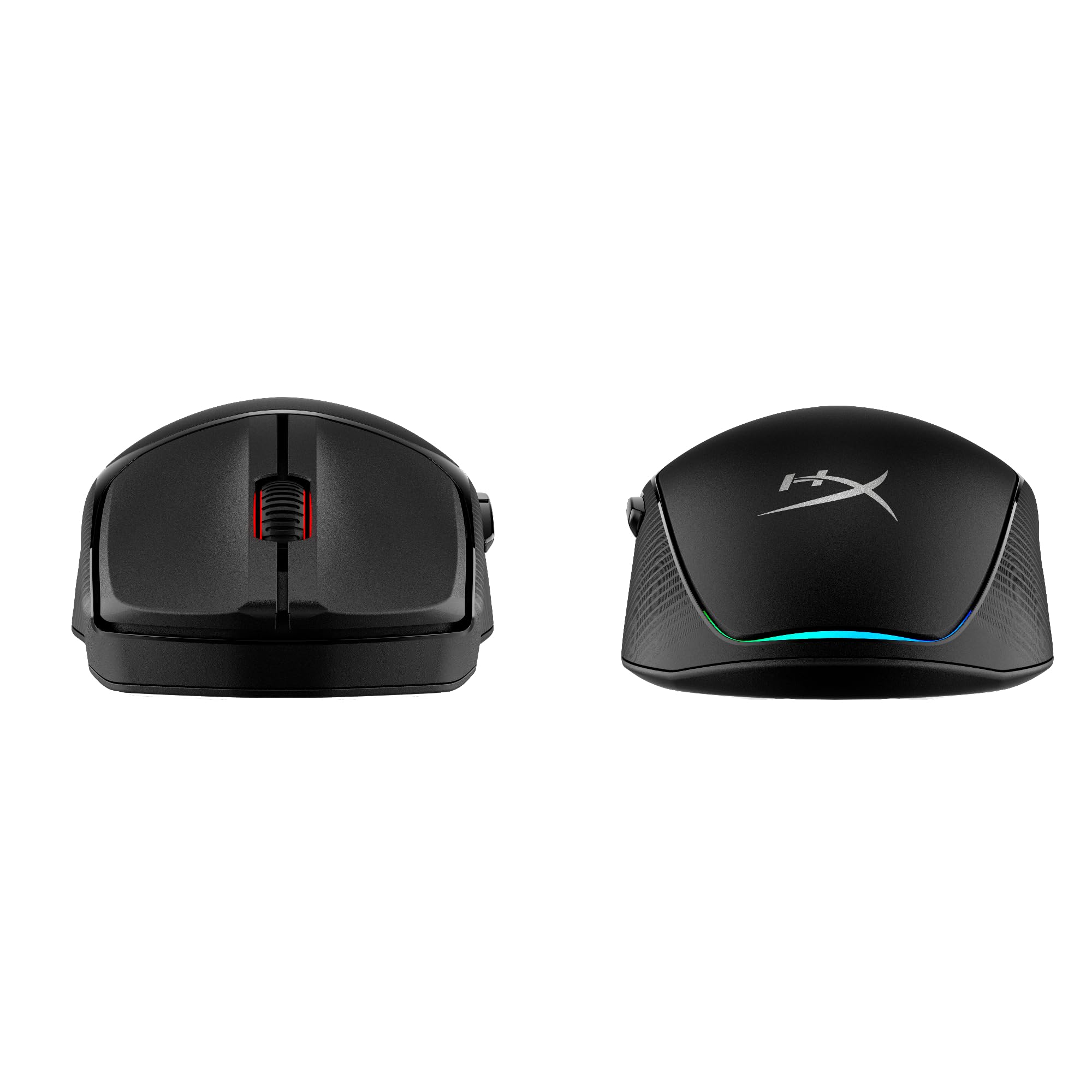 Hyperx Pulsefire Fuse - Ratón Gaming inalámbrico, Ultra-Ligero 75g, autonomía 85h, ambidiestro, 12000DPI, 6 Botones, Color Negro