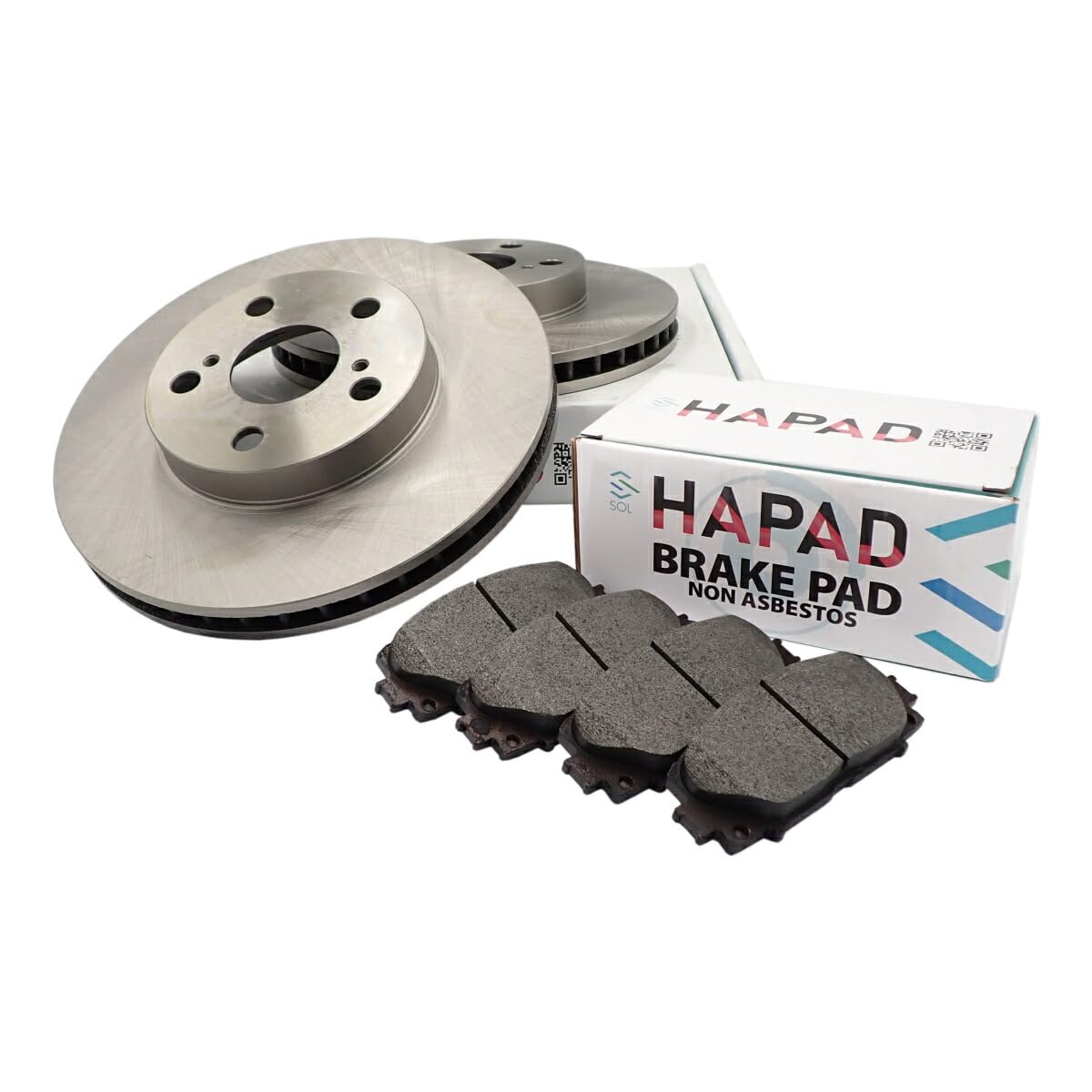 トヨタ プリウス ZVW30 ZVW35 フロント ブレーキローター&ブレーキパッド 左右セット ローター 43512-47040 パッド04465-47070 互換品