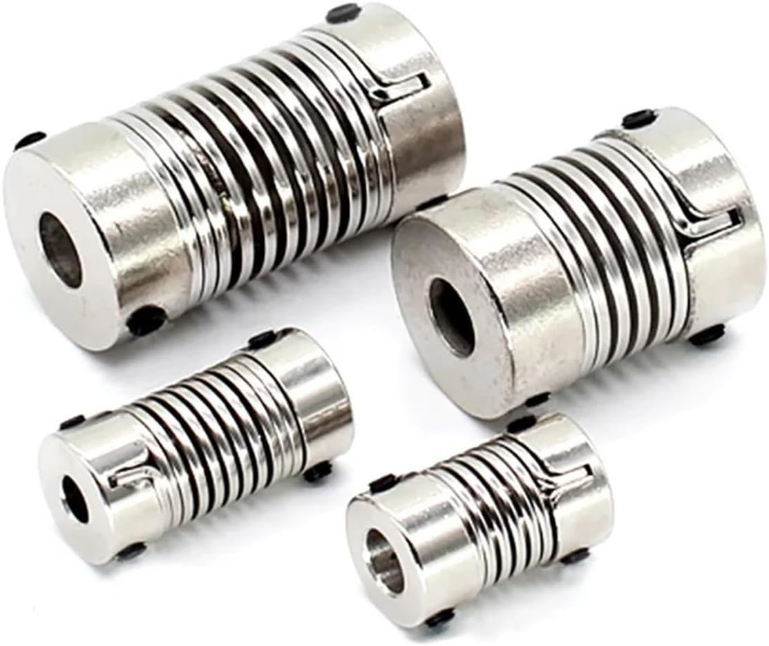 1pc Aluminum Alloy D16L35 Spring Coupling Elastic is Used for servo Motor Screw Rod Shaft Connector 3D Printer CNC(5X10)