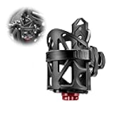 Motorcycle Cup Holder for Suzuki DR 650 1990-2020 2021 2022 2023 2024 2025, 360° Adjustable Drink Holder, Motorcycle Water Bottle Holder for Handlebar & Frame, Fit Bike Motorcycle Scooter