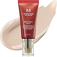 Vista 10 de MISSHA M Perfect Cover BB Cream No.23 Beige Natural -Ligero/Medio con subtono Fresco/Neutral SPF 42 PA +++ 1.69 Fl Oz - Hidratante