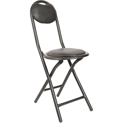 Heavy Duty Folding Chair Black