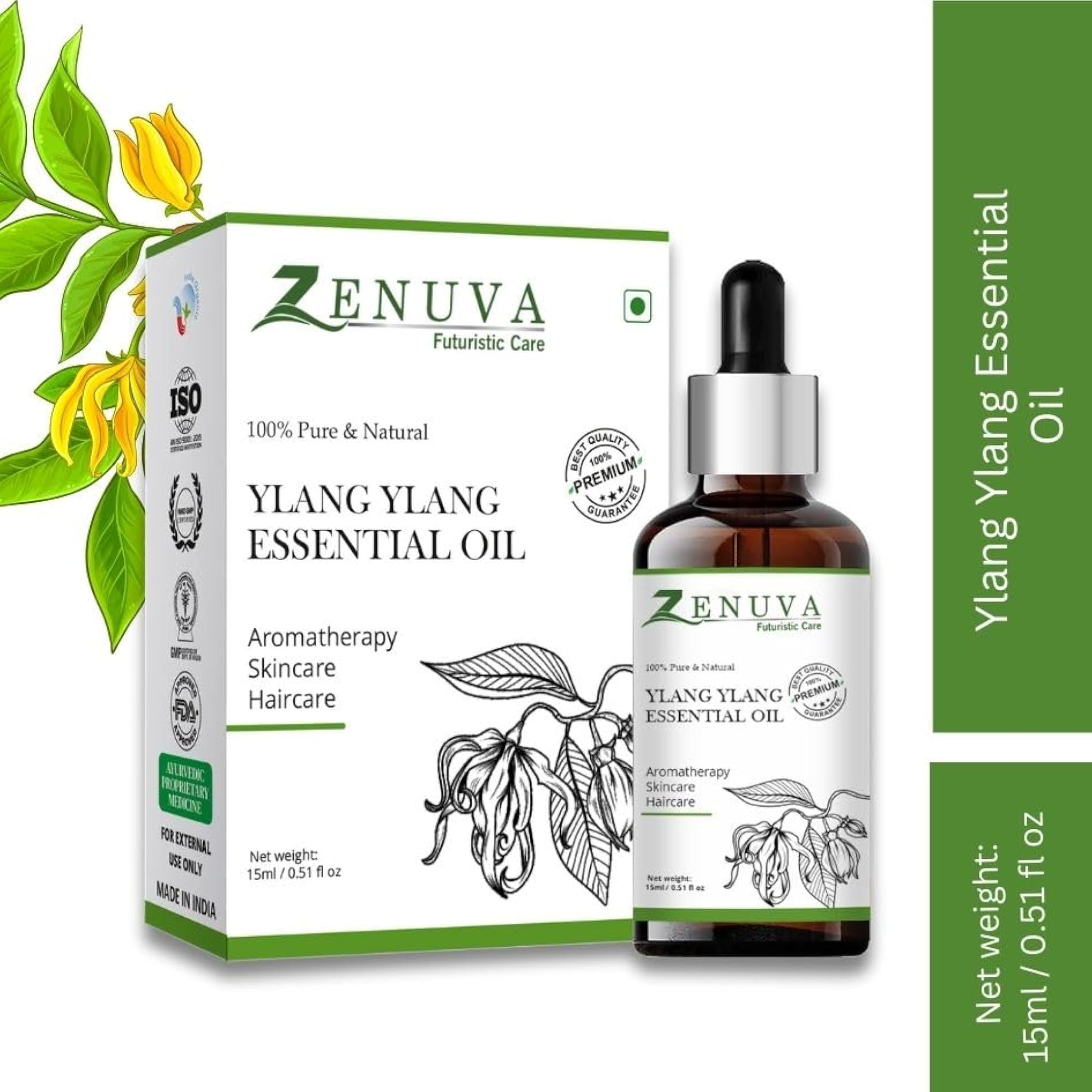 Zenuva Ylang Ylang Essential Oil 15ml