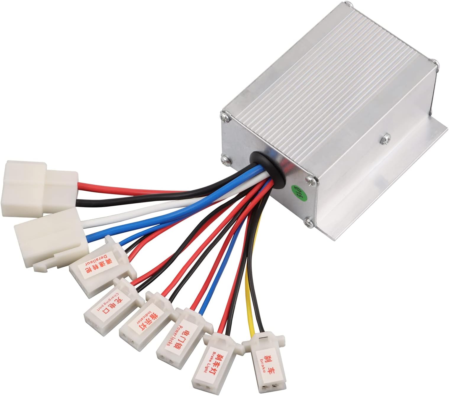 WOOSTAR Motorcycle Speed Controller 24V 250W Replacement for Electrical Scooter E Bike Bicycle Tricycle Brush