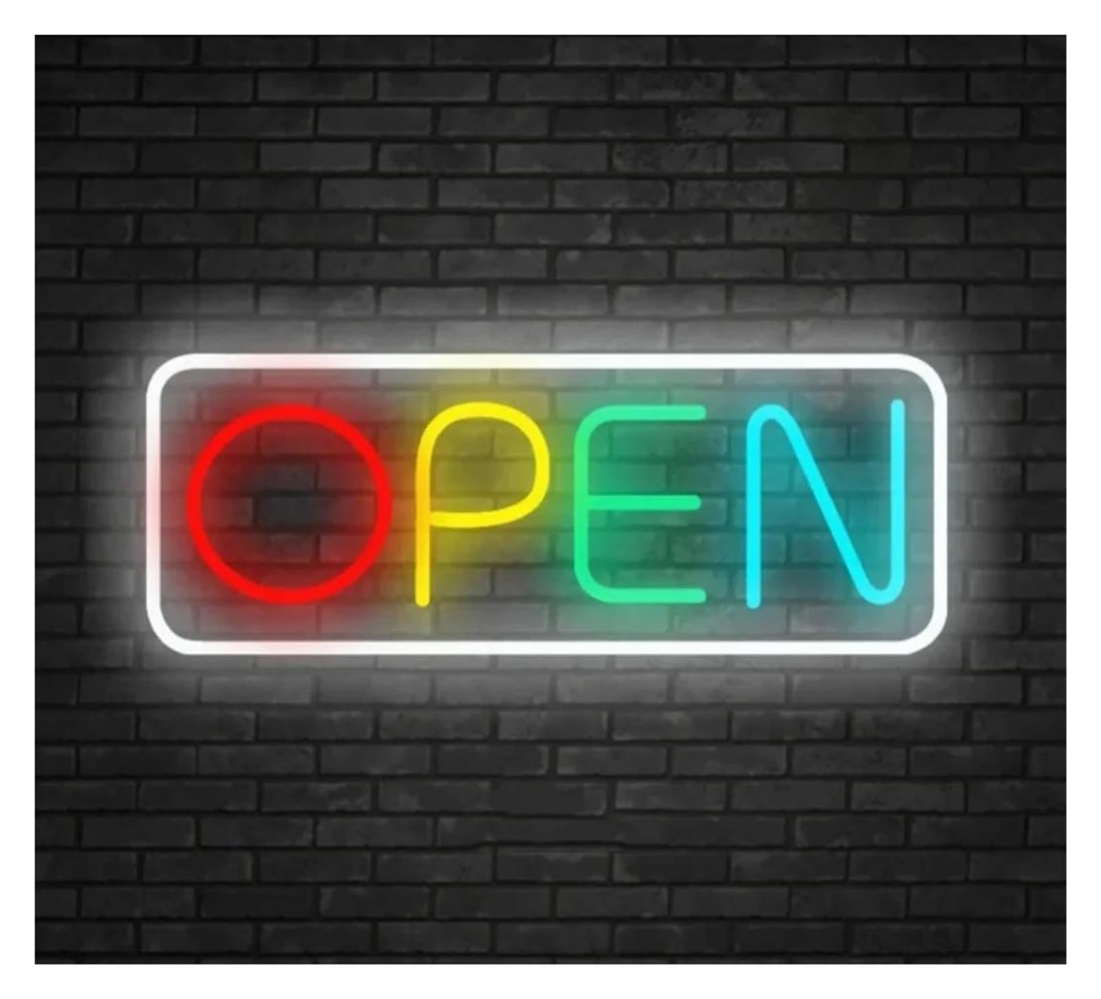LEMST Sign Lamp Open Neon Sign USB Powered Cafe Bar Restaurant Decoration Business Salon Stores Hotel Lamp Wall Decor 38cmх20cm(A)