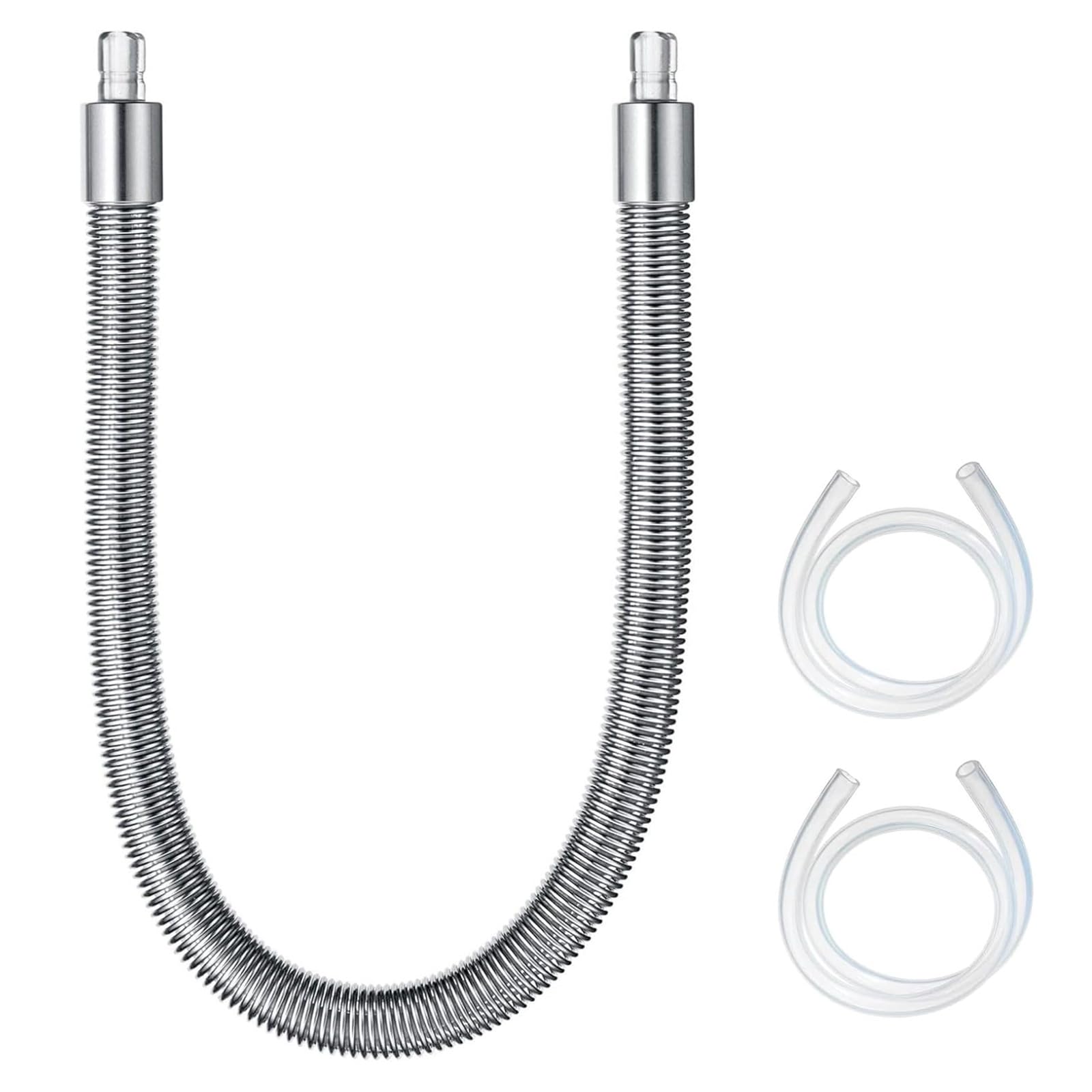 SHINLHUA Stainless Steel Milk Hose Coffee Milks Casing Hose with HP1 / HP3 Adapter Milk Pipe Tube Coffee Machine Accessories Pipe Tube