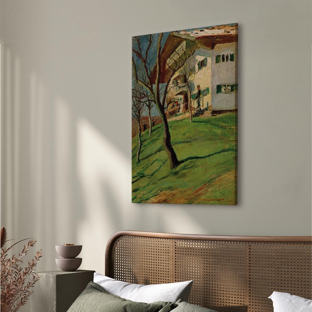 murando - Quadro Acustico August Macke 40x60 cm 1 Pezzo schiuma acustica Quadri Moderni Soggiorno - Stampa su Tela Pannelli Fonoassorbenti Decorativi Decorazione Parete Alberi l-F-10677-b-a