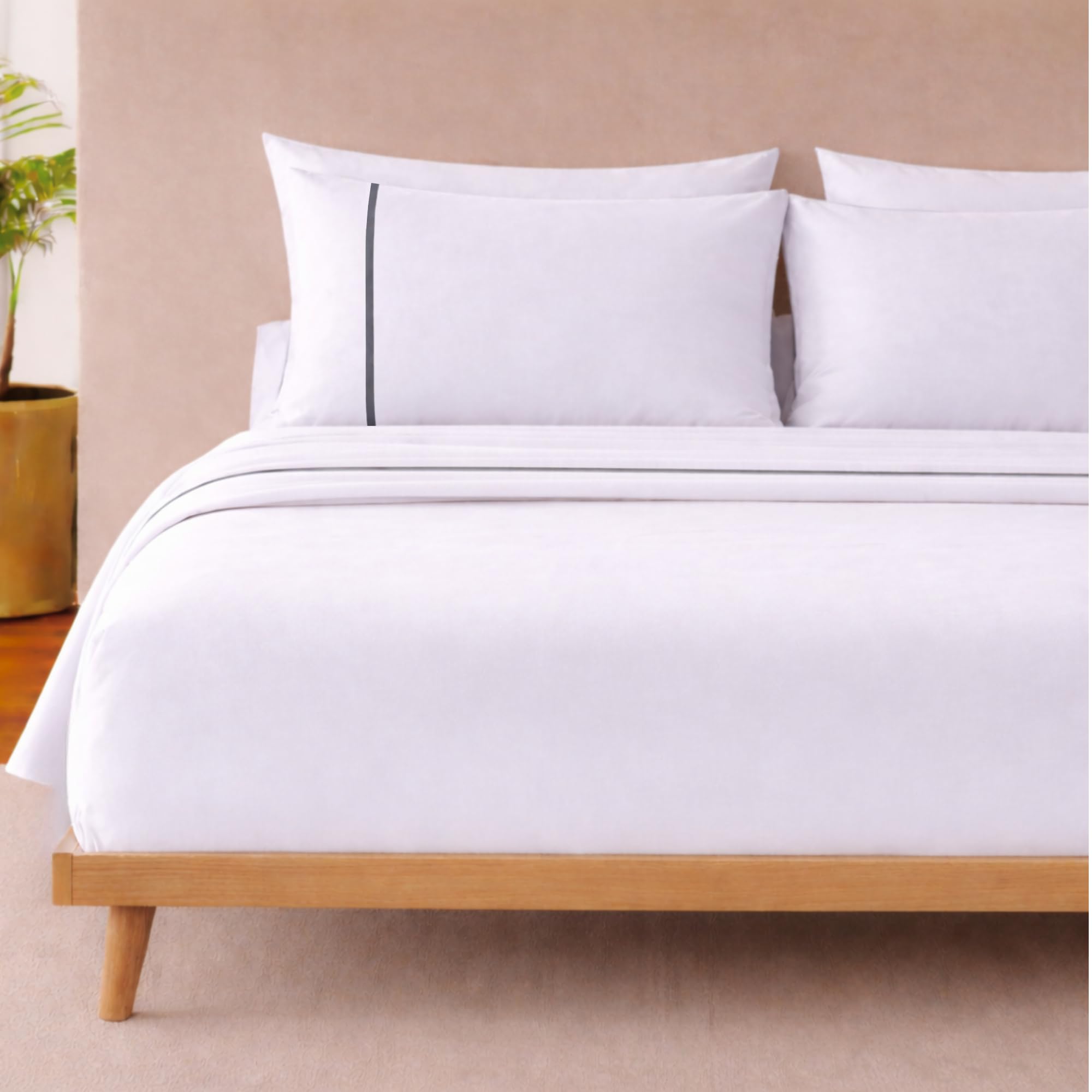 Amazon.com: Toesty Semi-Fitted Flat Top Sheet | Organic Cotton No