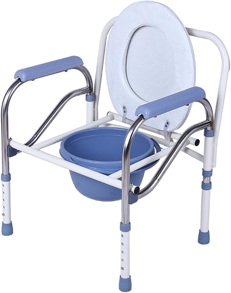 III Bedside Toilet/Bath Chair, Medical Folding Supply with