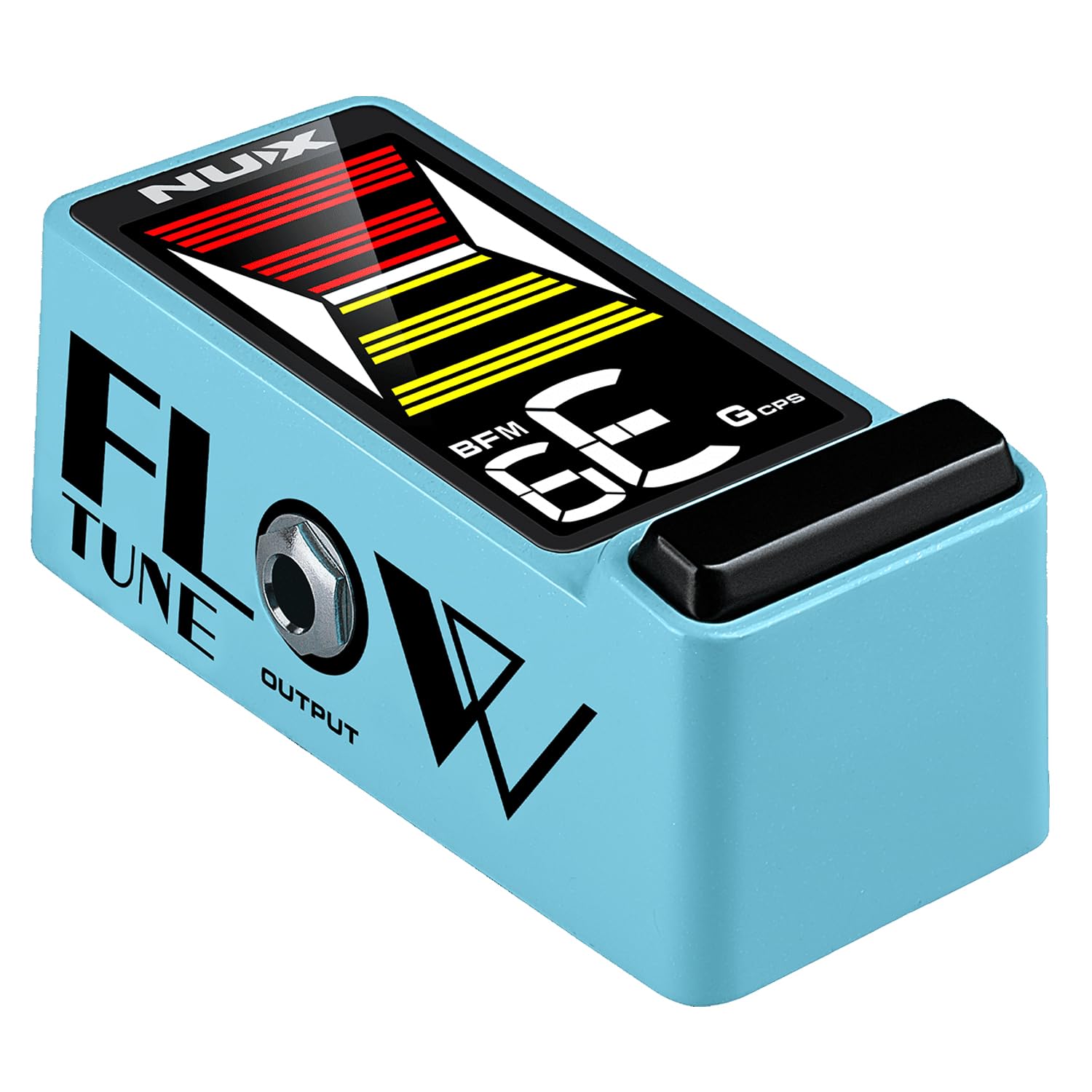 Nux NTU-3 MKII Flow Tune - Afinador con cable jack keepdrum, color azul