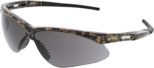 Miniatura 2 de MCR Safety Memphis Series MOMP112AF - Lentes de seguridad, protección ocular, marco de roble musgoso, lente antiniebla UV gris