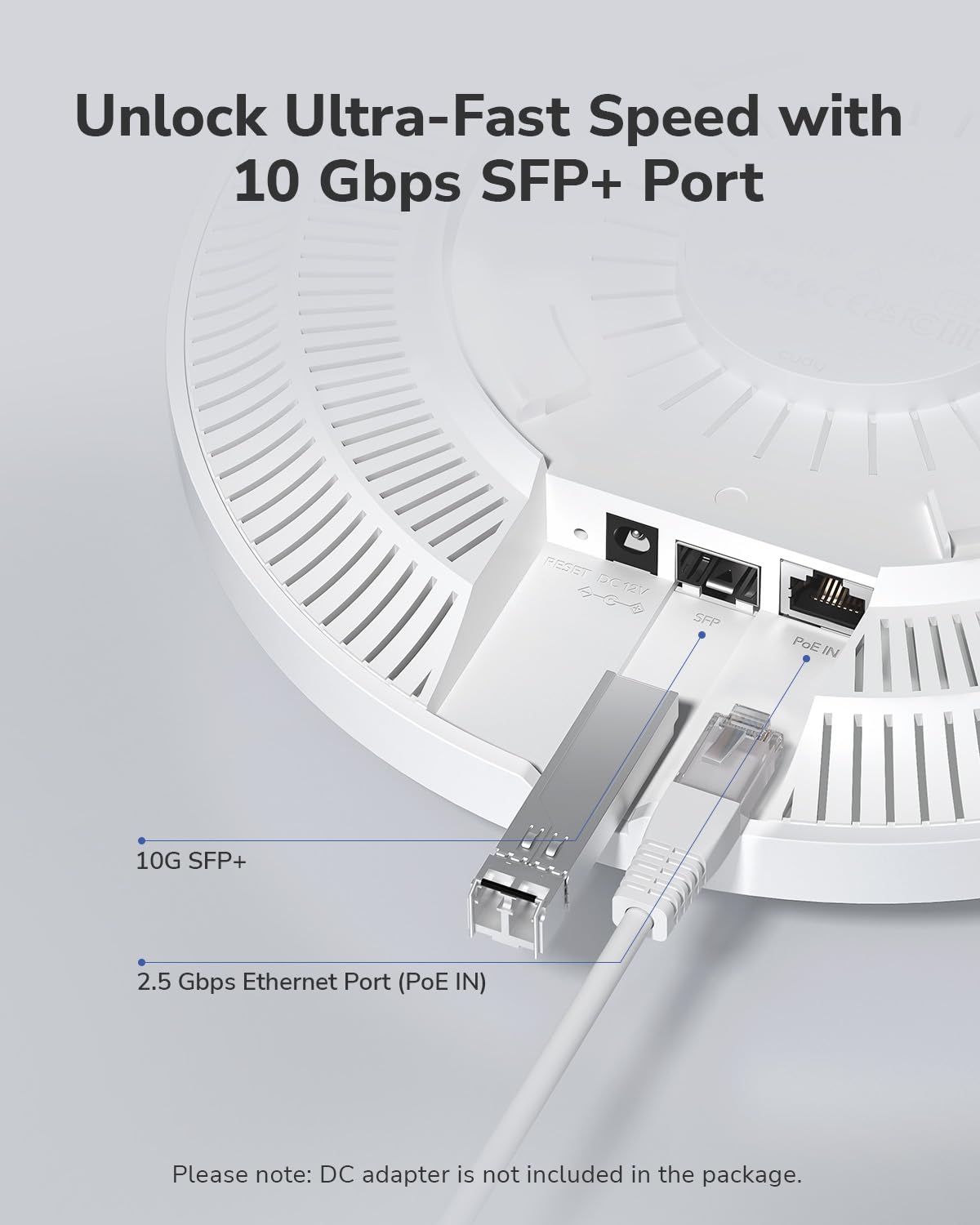 Cudy BE6500, 7 AP6500 Potrójny dach WiFi Punkt dostępowy