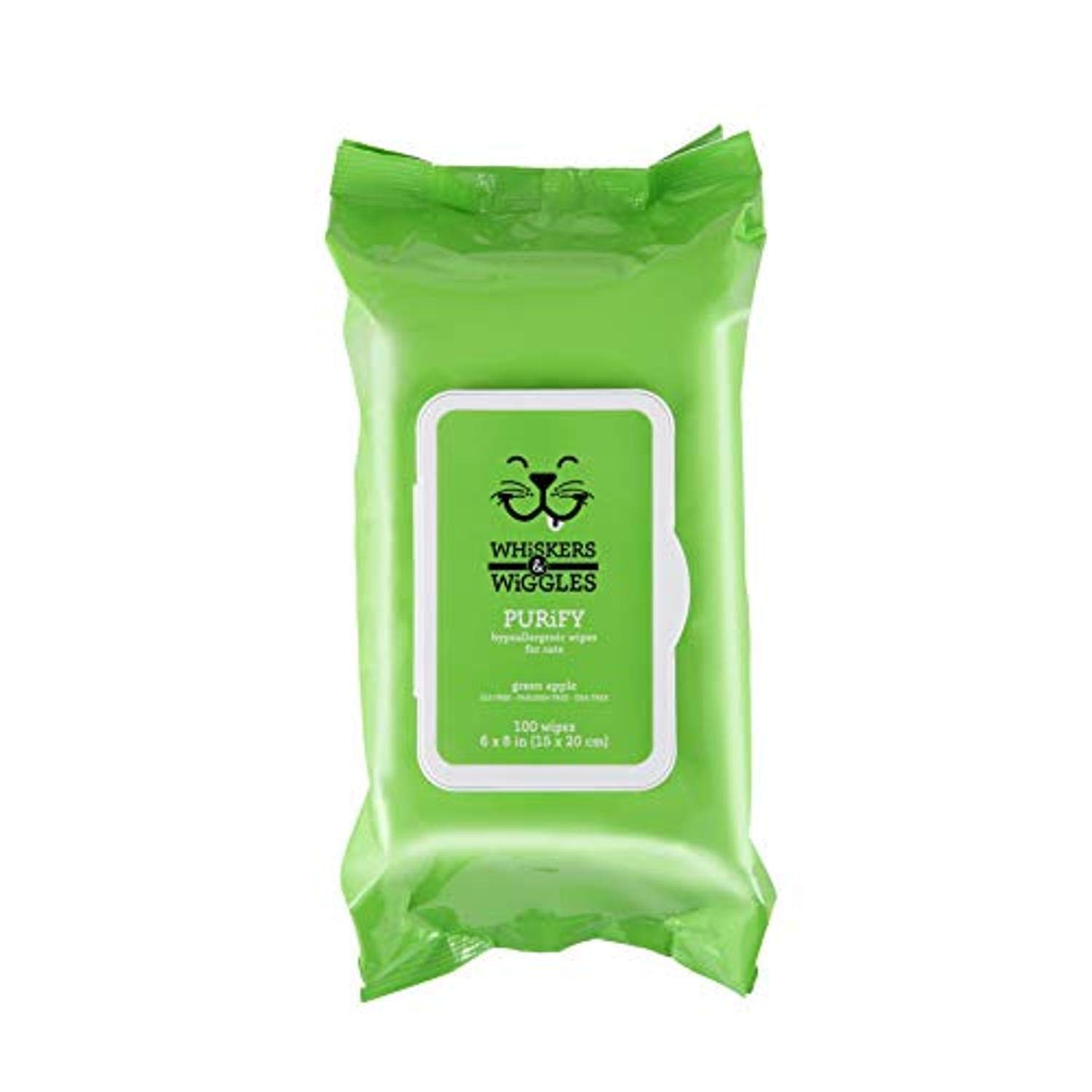 Buy Whiskers & Wiggles Purify Hypoenic Wipes for Cats Clean