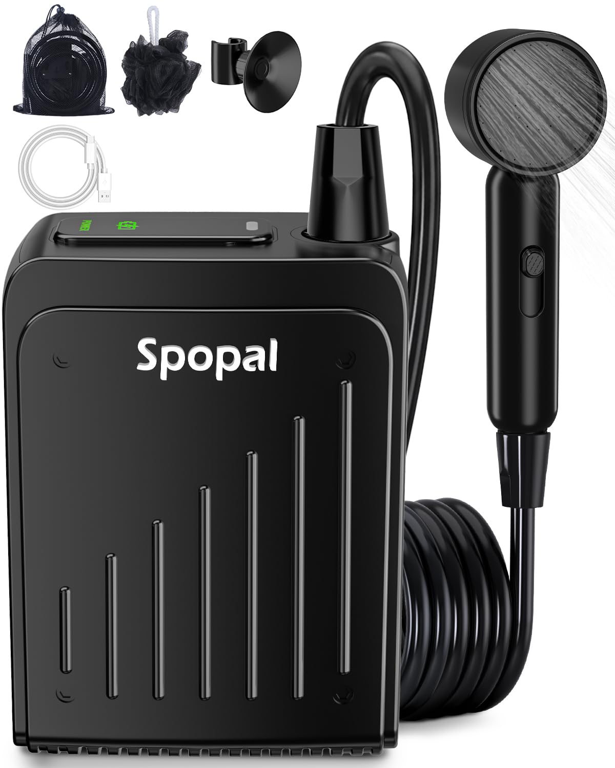 Photo 1 of Spopal Portable Shower for Camping, IPX8 Waterproof, Outdoor Camp Pump