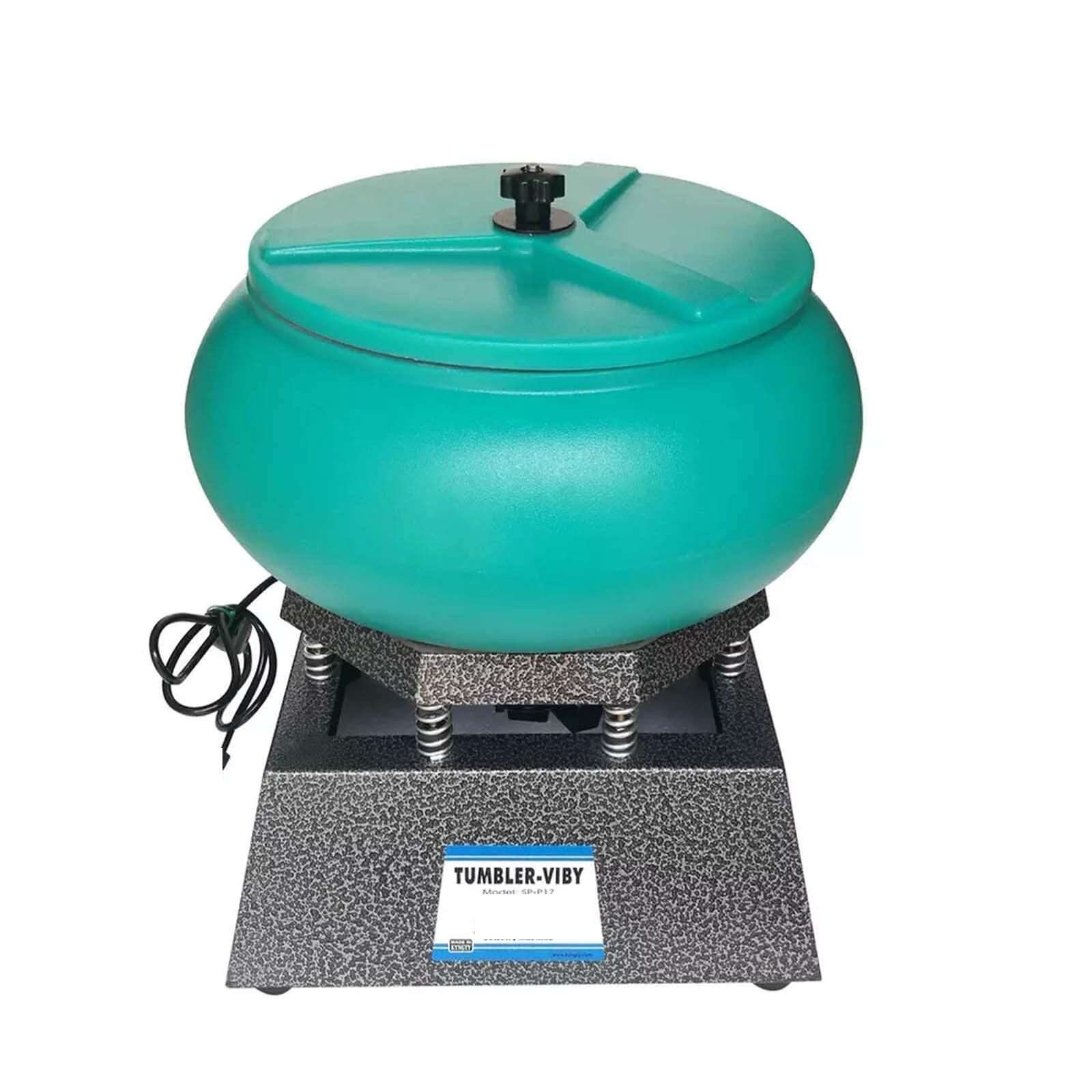 CUDTAPI Premium 12-Inch Super Large Vibratory Tumbler: Wet/Dry Polisher For Metal Jewelry And Pearl Finishing