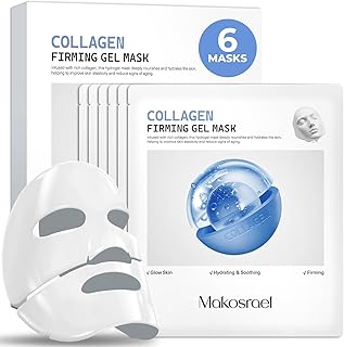 Paquete de 6 mascarillas faciales de bio-colá...