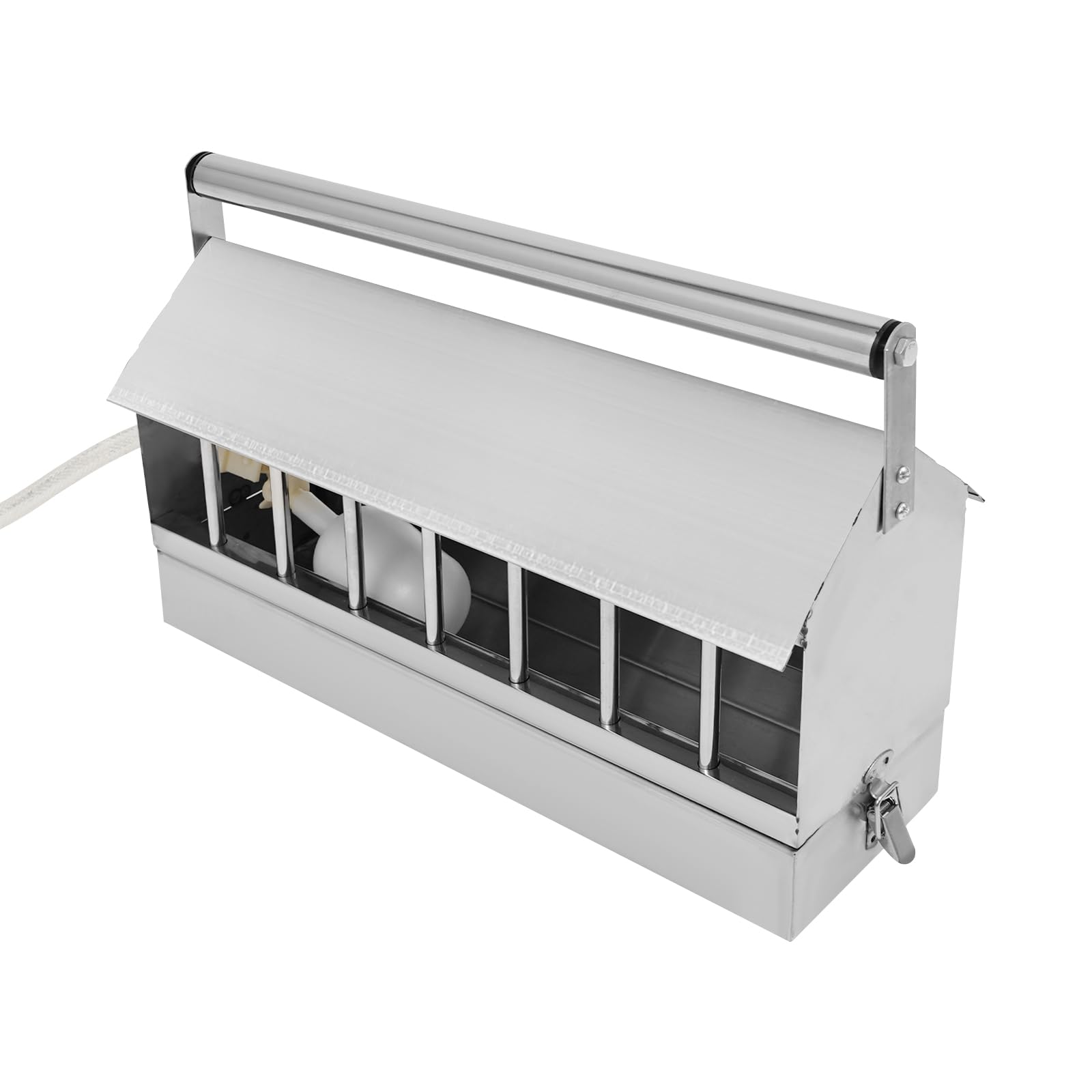 Riego automático de pollo,Riego flotante de aves de corral,40 cm,Acero inoxidable automático de pollo waterer pollo alimentador de agua,Sistema de riego de pollos para palomas,patos y pavos