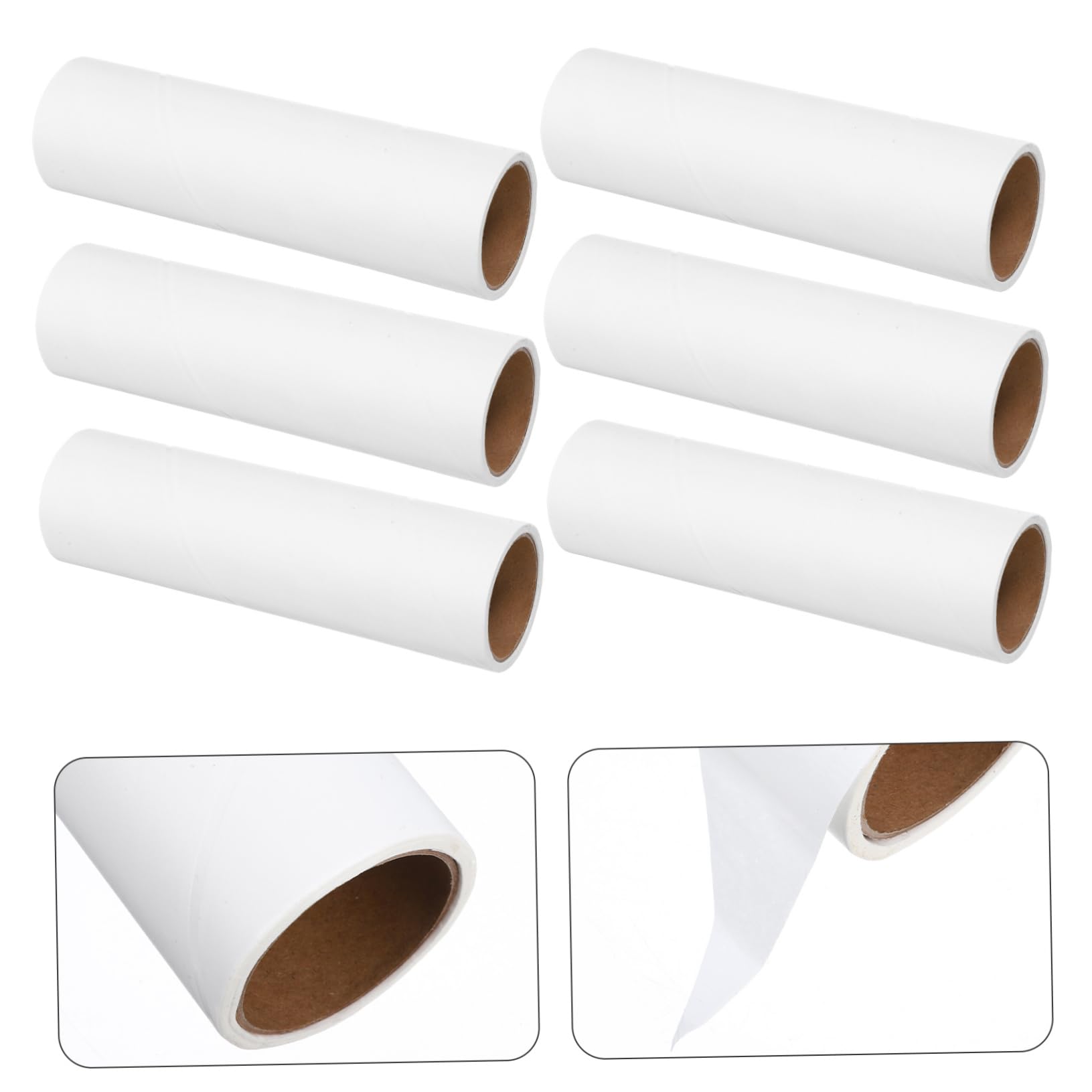 10rollos Quitapelusas Adhesivos Reutilizables Para Ropa Muebles Recambio
