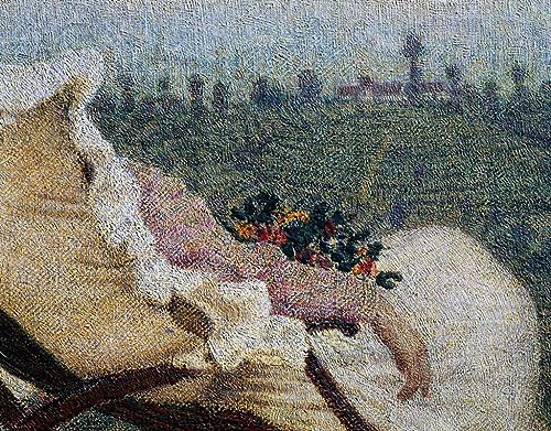 Tableau S'avanza d'Angelo Morbelli habillez vos grands murs vides avec une toile de 60x90cm