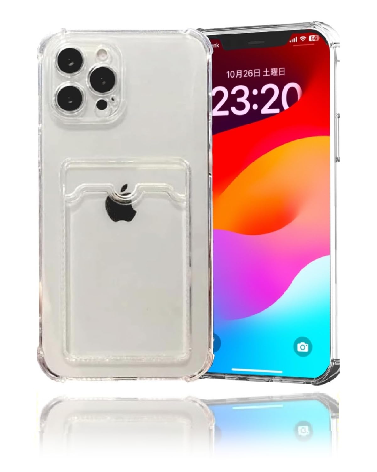 Amazon.co.jp: Japan Platina iPhone12Mini 用 ケース 透明 クリア 5.4