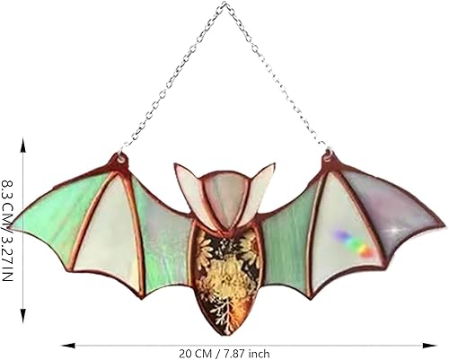 Miniatura 3 de Adornos colgantes decorativos de murciélago, colgantes de ventana de murciélago, decoración gótica de murciélago para colgar para el hogar, oficina,