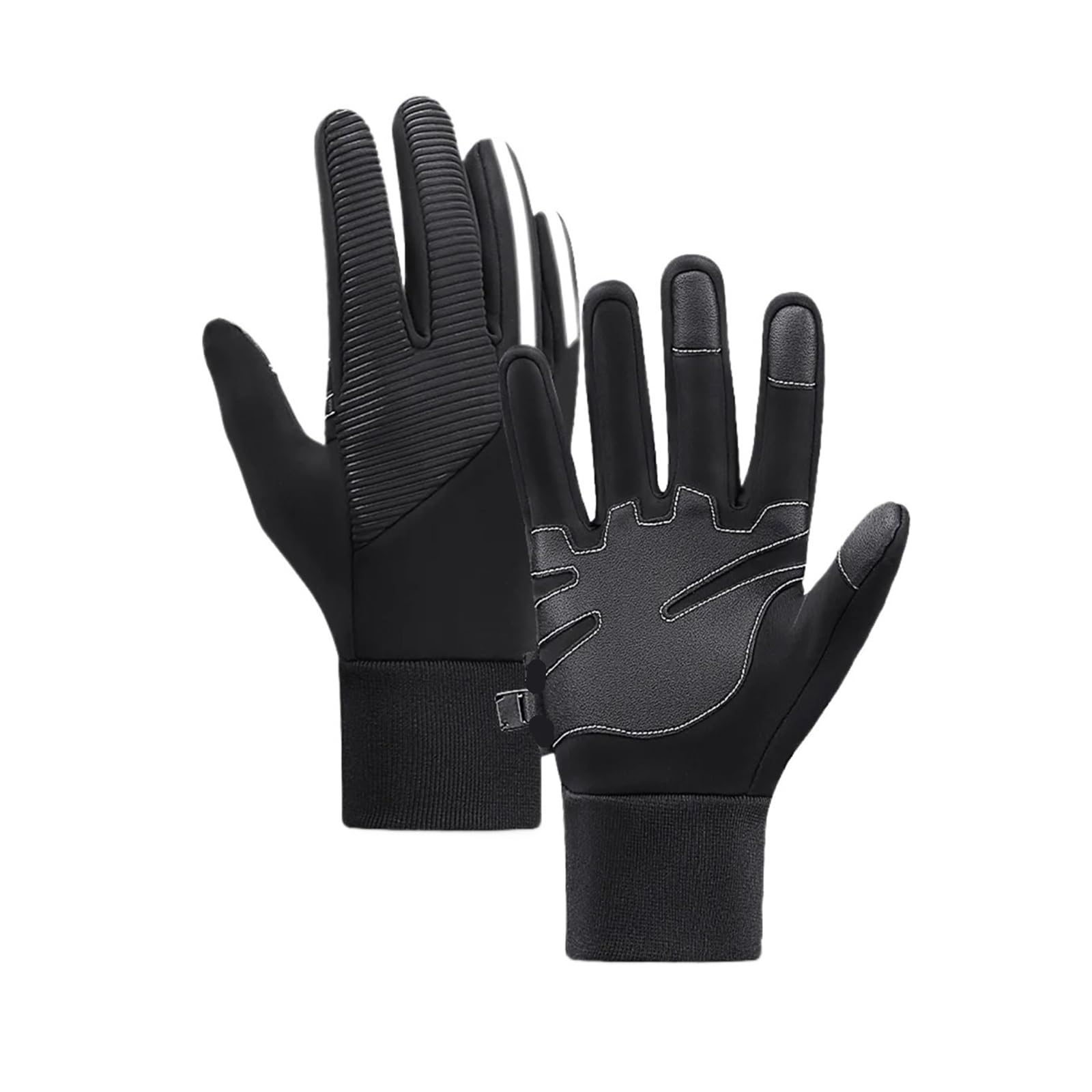 Guanti Da Ciclismo Invernali Guanti da ciclismo invernali Uomo Donna Guanti a dita intere Guanti termici Bicicletta Pesca Sport all'aria aperta Guanti da lavoro Guanti Invernali Ciclismo Uomo Donna(Bl