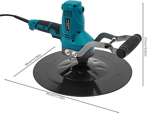 Miniatura 8 de Máquina pulidora de alisado de pared de paleta eléctrica, AC 110V60HZ Paleta de pared de alisado de máquina de pulido Kit de mortero de cemento de