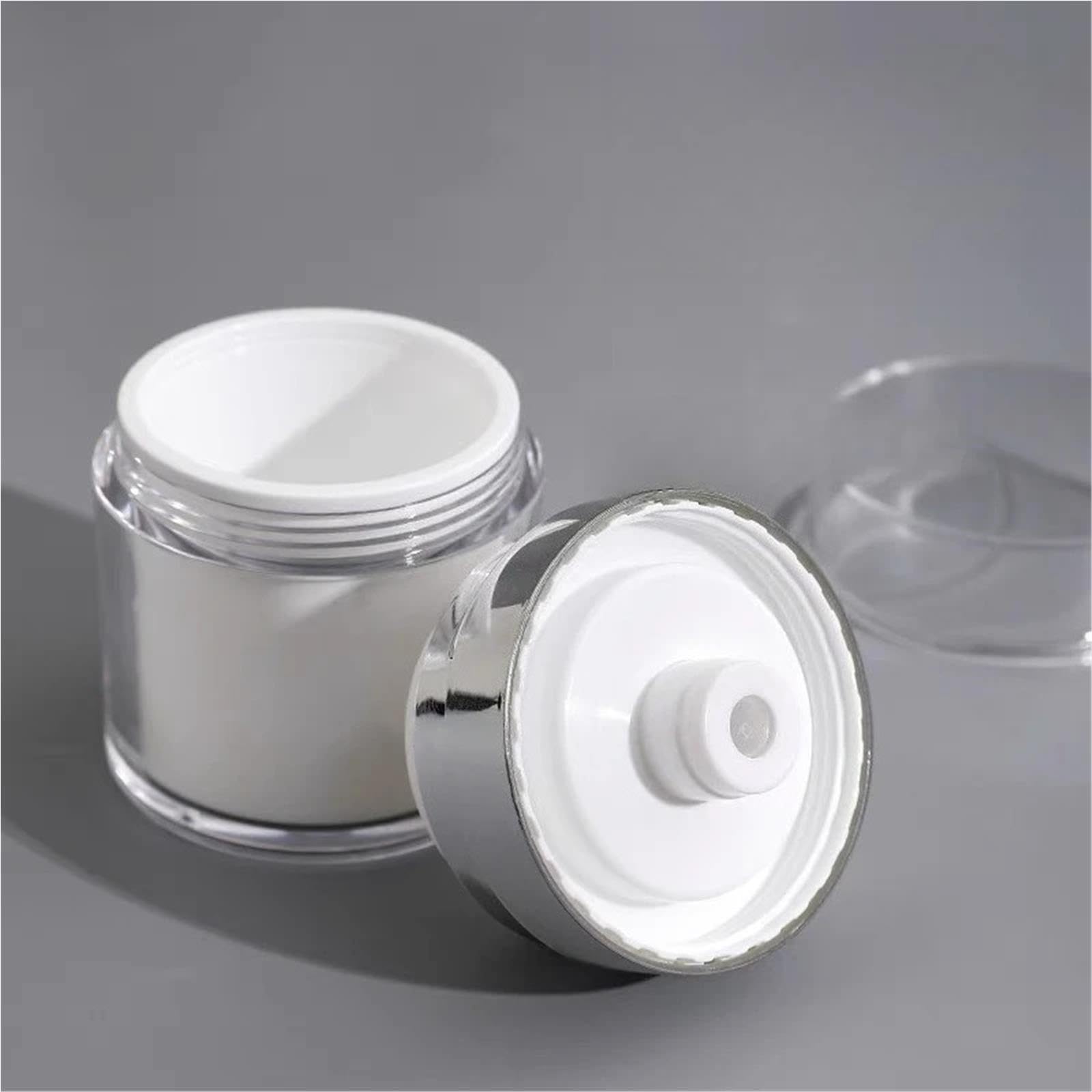 Bottiglie a pompa senza aria, 10 pezzi, 15/30/50 ml, vuote, ricaricabili