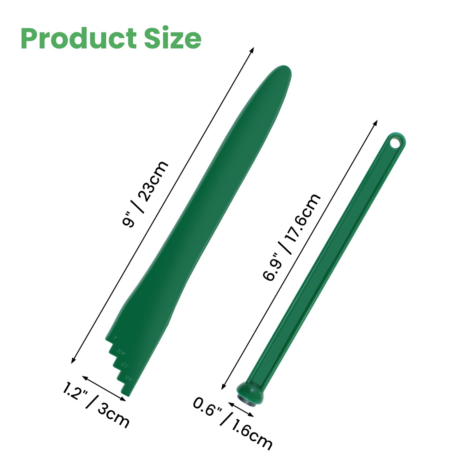 2 Pieces Canning Tools Kit, 1 Pieces Canning Bubble Popper Remover and 1 Pieces Jar Lid Lifter Magnetic Lid Lifters (Green)