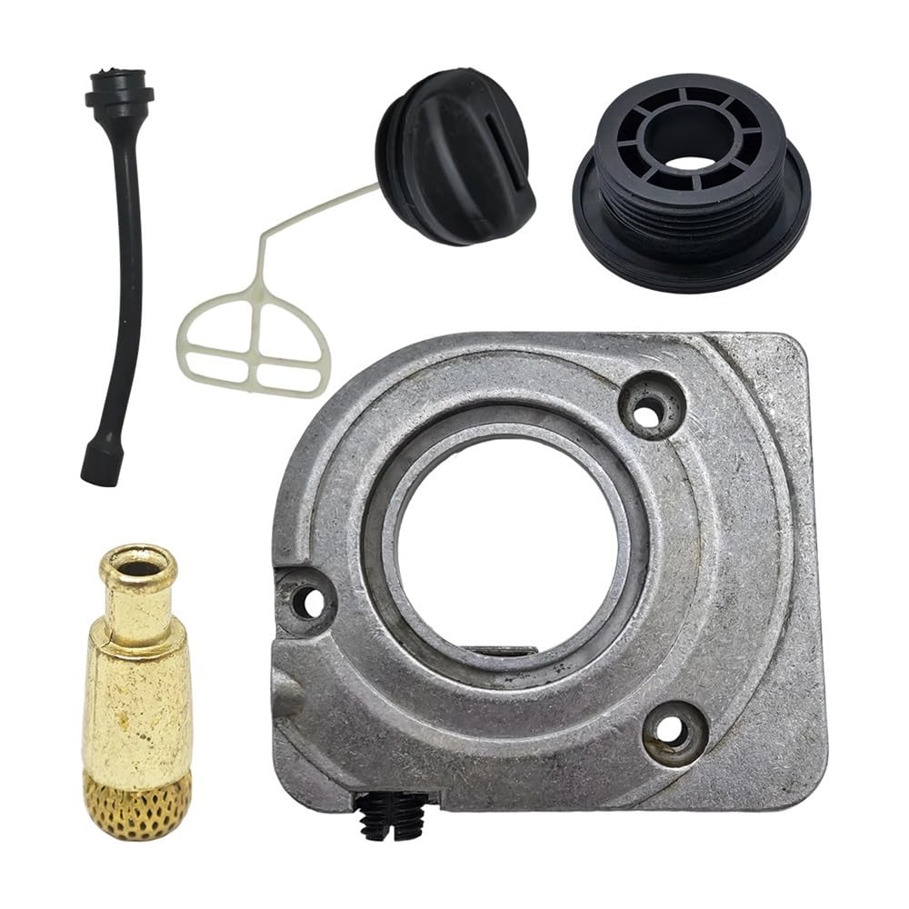 Oil Pump Line Worm Gear Kit for Husqvar 394 394XP 395 395XP Chainsaw Oiler Cap Filter 503 46 37-02,503463702 Replacement