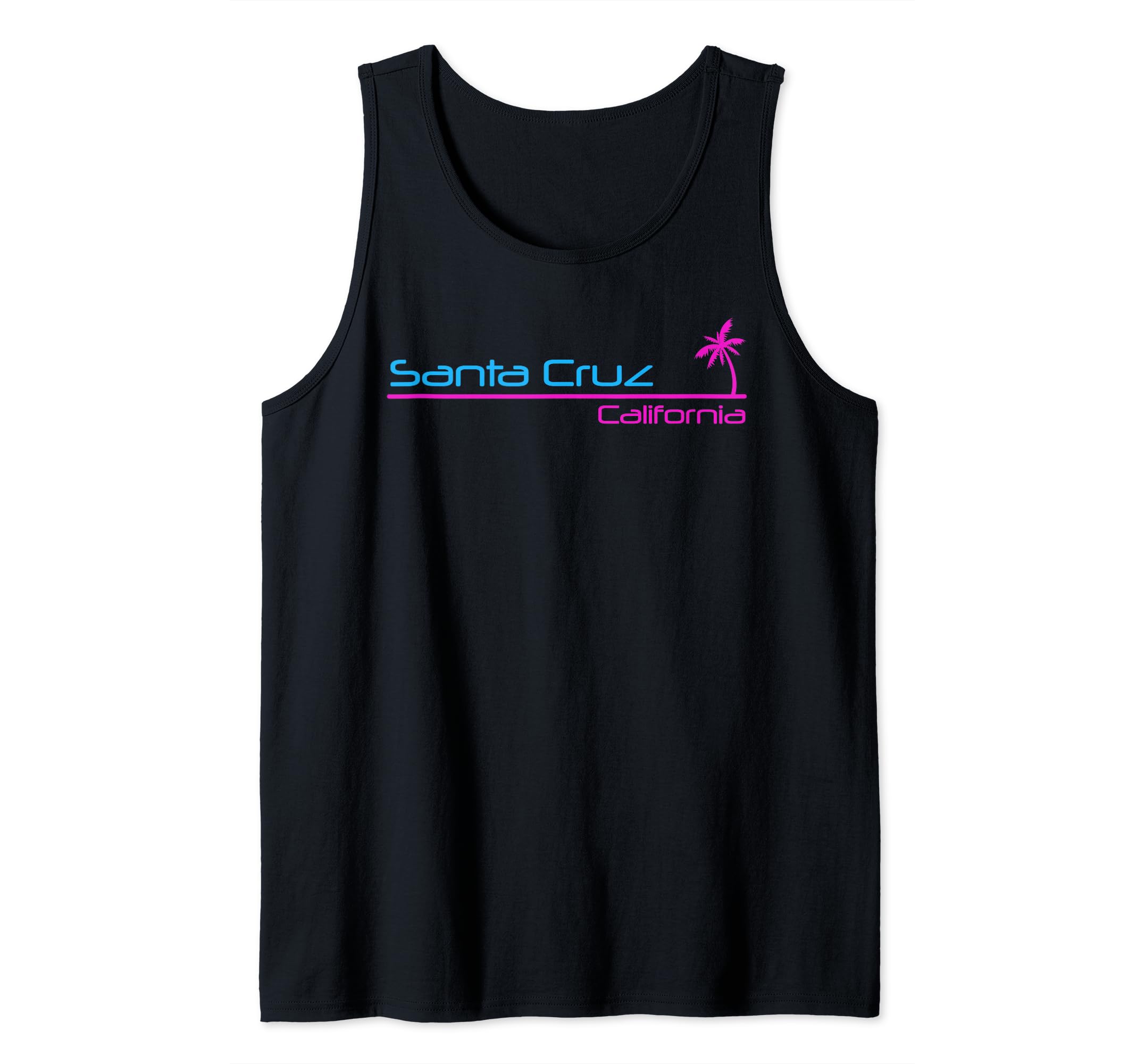 Best Santa Cruz California Apparel Retro Santa Cruz California Camiseta sin Mangas
