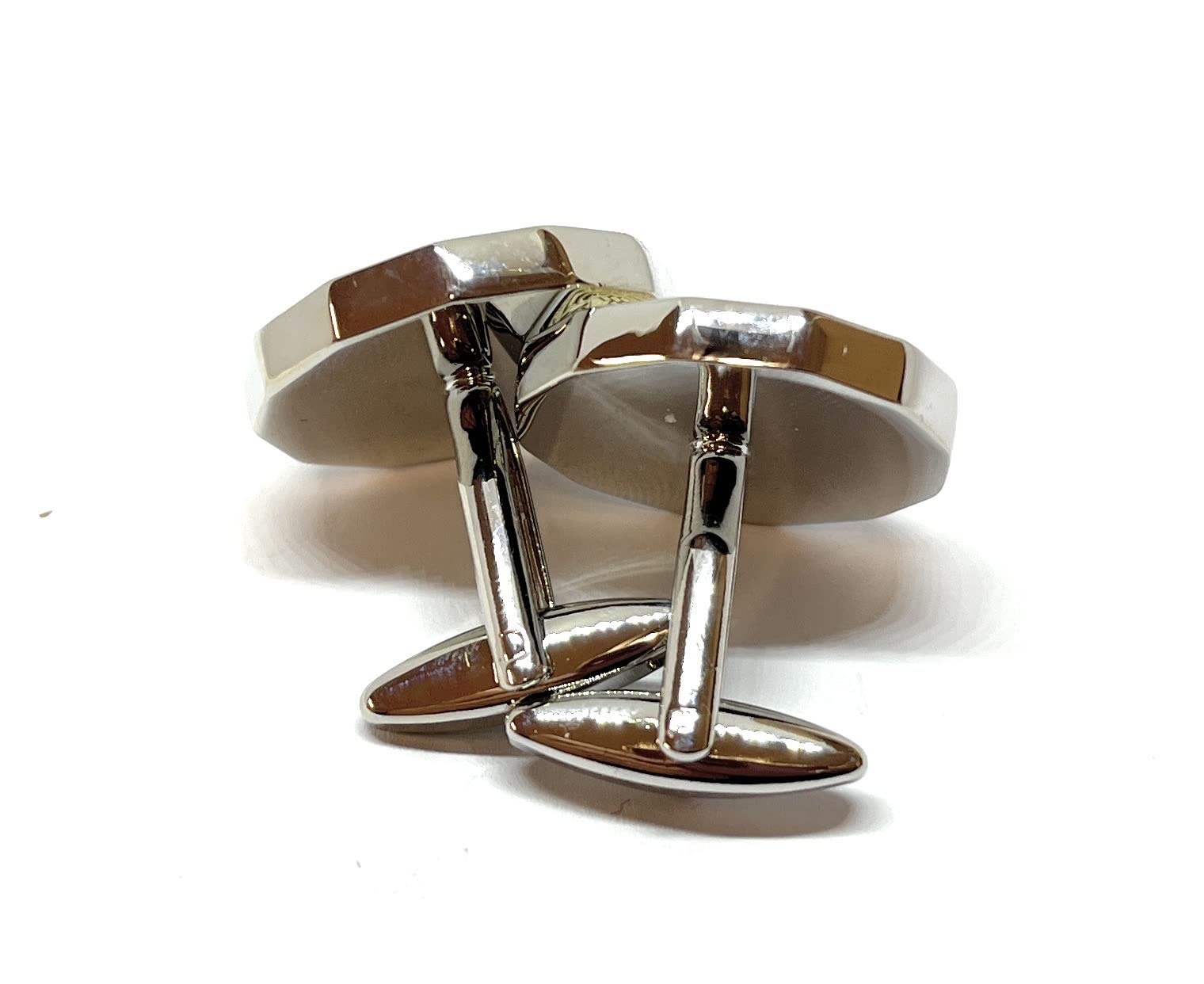 Premium 1963 Threepence cufflinks for a 59th Birthday cufflinks SLV HT, larger, Gold Plated, Other Clasp Type