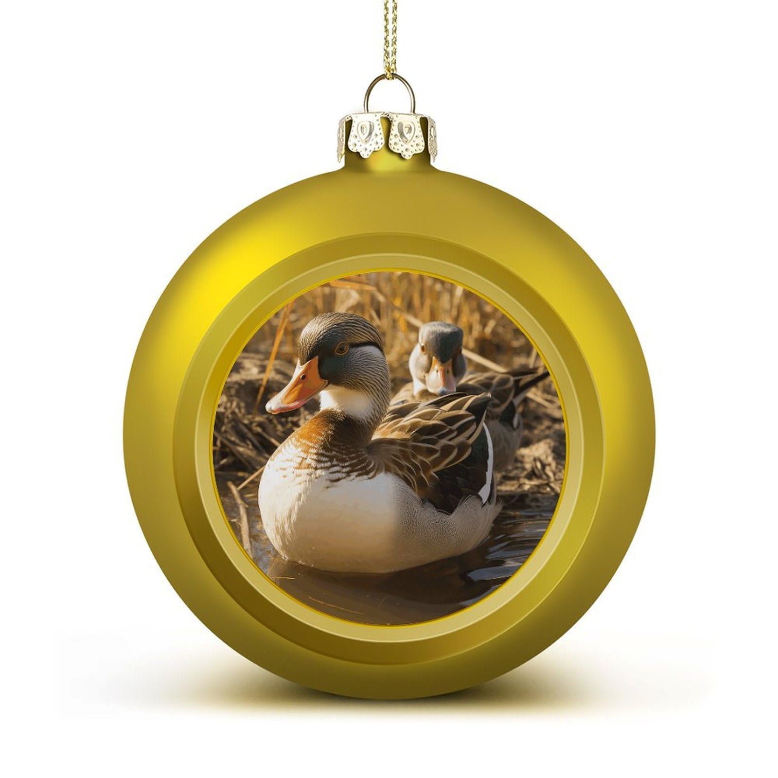 Canard domestique de Noël incassable pour une table de mariage élégante