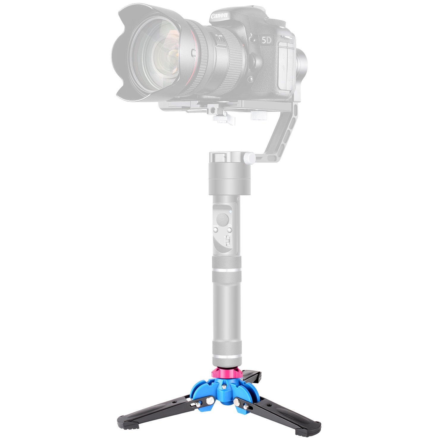 Neewer Foldable Tripod Monopod Stand Base Three Feet Support with 1/4
