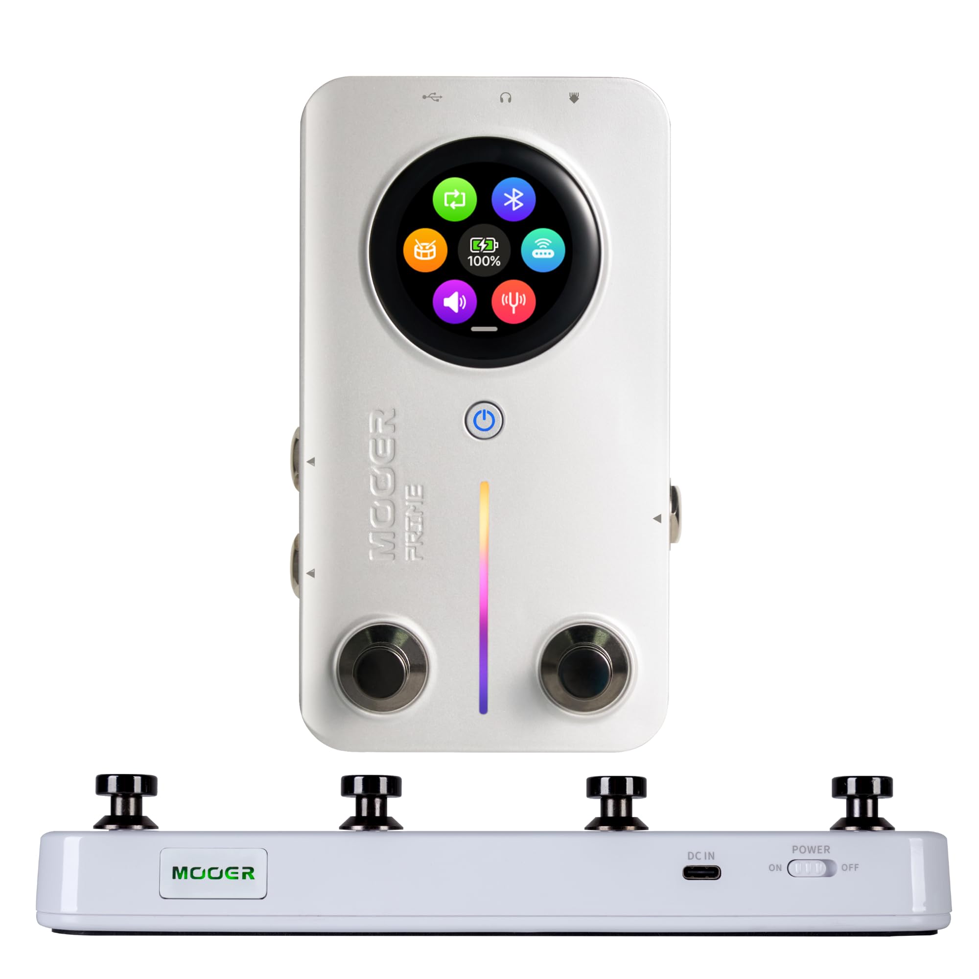 Amazon.com: MOOER Prime M2 Wireless Desktop Multi Effects Pedal