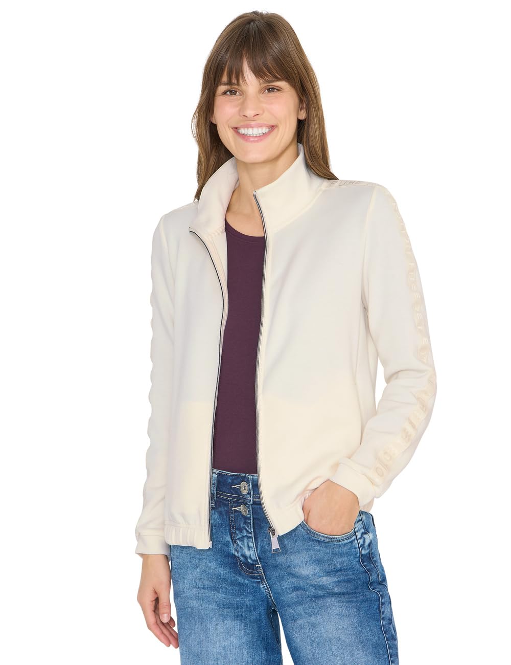 Cecil Damen Softe Jacke mit Tapedetail