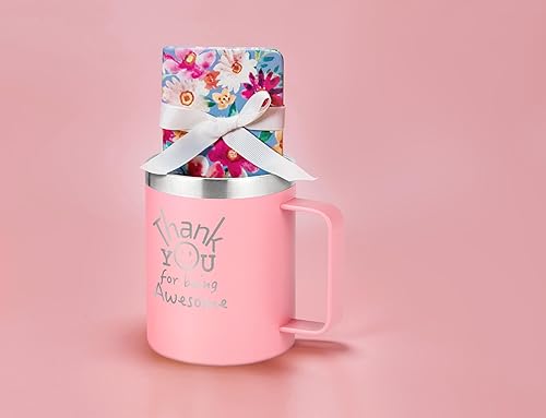 Miniatura 8 de DLOCCOLD Regalos de agradecimiento para mujeres, regalos administrativos para el día profesional, taza de café con texto en inglés "Thank You for