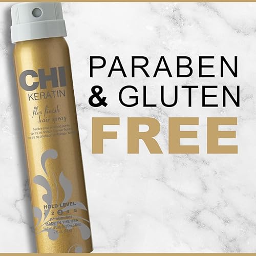 Miniatura 9 de CHI Aerosol para el cabello con acabado flexible de queratina, espray ligero para una larga duración, un estilo suave, elimina el encrespamiento