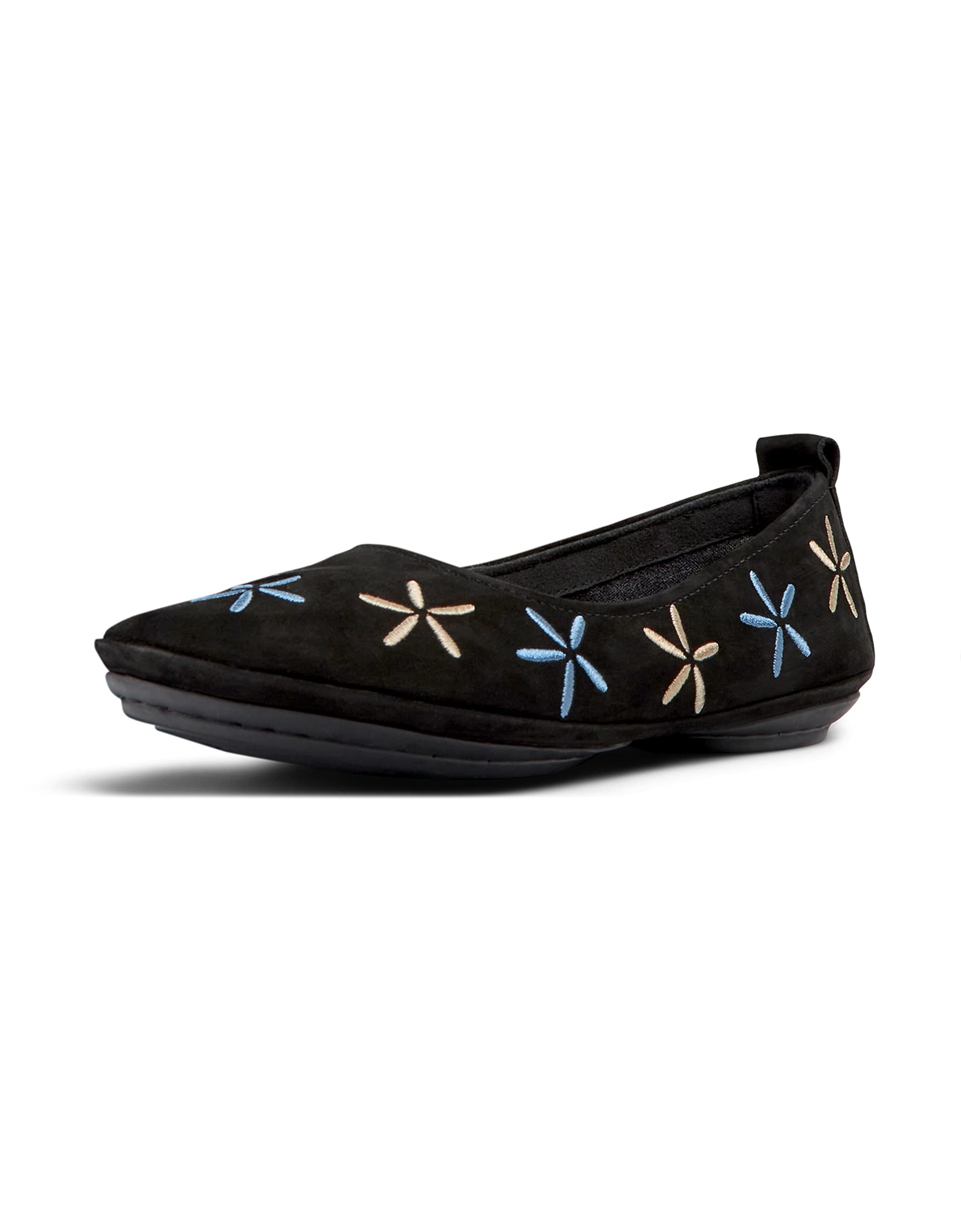 Camper Right Nina TWS Twins-K201513, Ballet Flat, Schwarz,