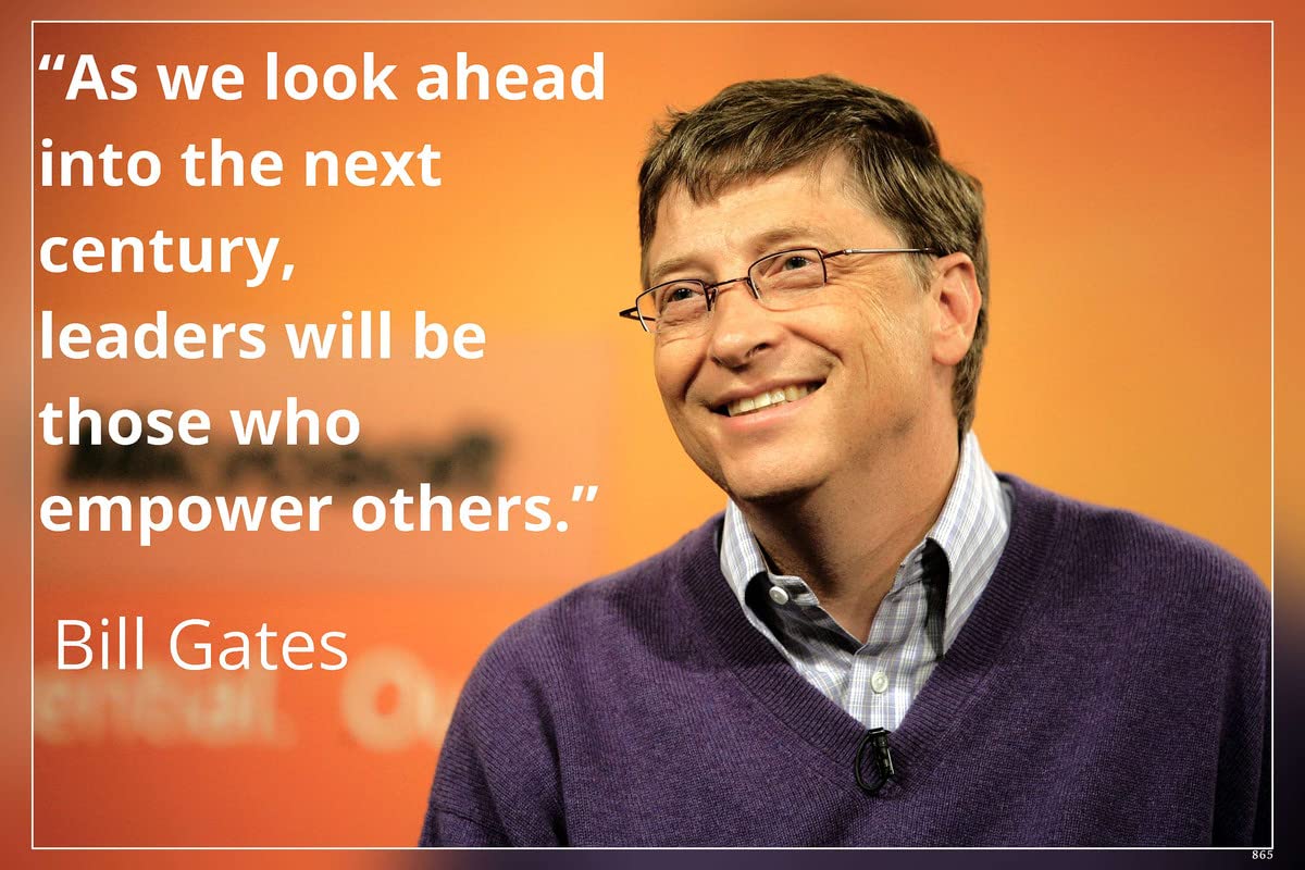 Poster Villa Bill Gates Quotes X Matte Finish Paper Poster | Desertcart  Seychelles, image size:1200x800