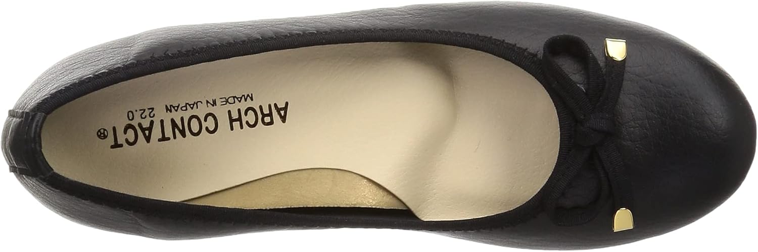 [アーチコンタクト] パンプス 日本製 カジュアルパンプス 履きやすい ローヒール IM39076 レディース