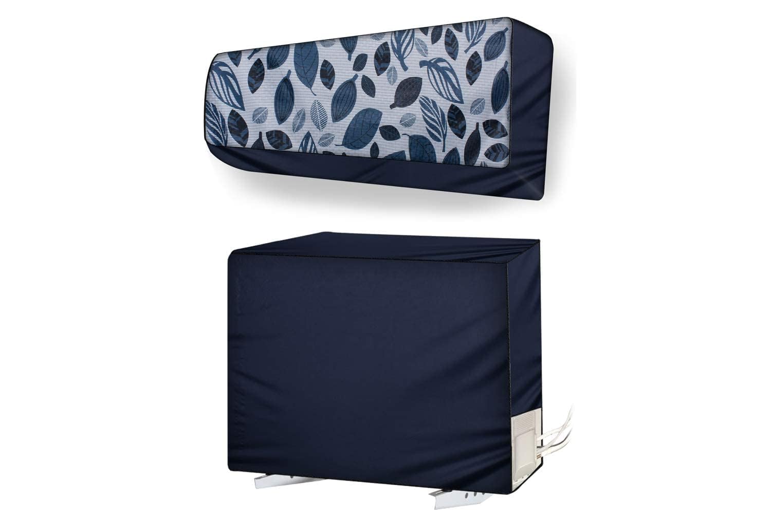 - 1.5 Ton Split Ac Cover Set || Waterproof & Dustproof || Protect Your AC from Elements || Elegant Floral Pattern - Protect Your AC Investment All Year Round ( For 1.5 Ton Only )