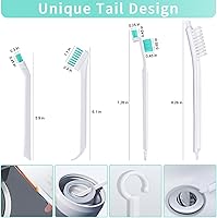 Vista 6 de Juego de cepillos de limpieza pequeños, 4 piezas, herramienta de limpieza para el hogar de grietas para ventana, ranura para puerta corrediza